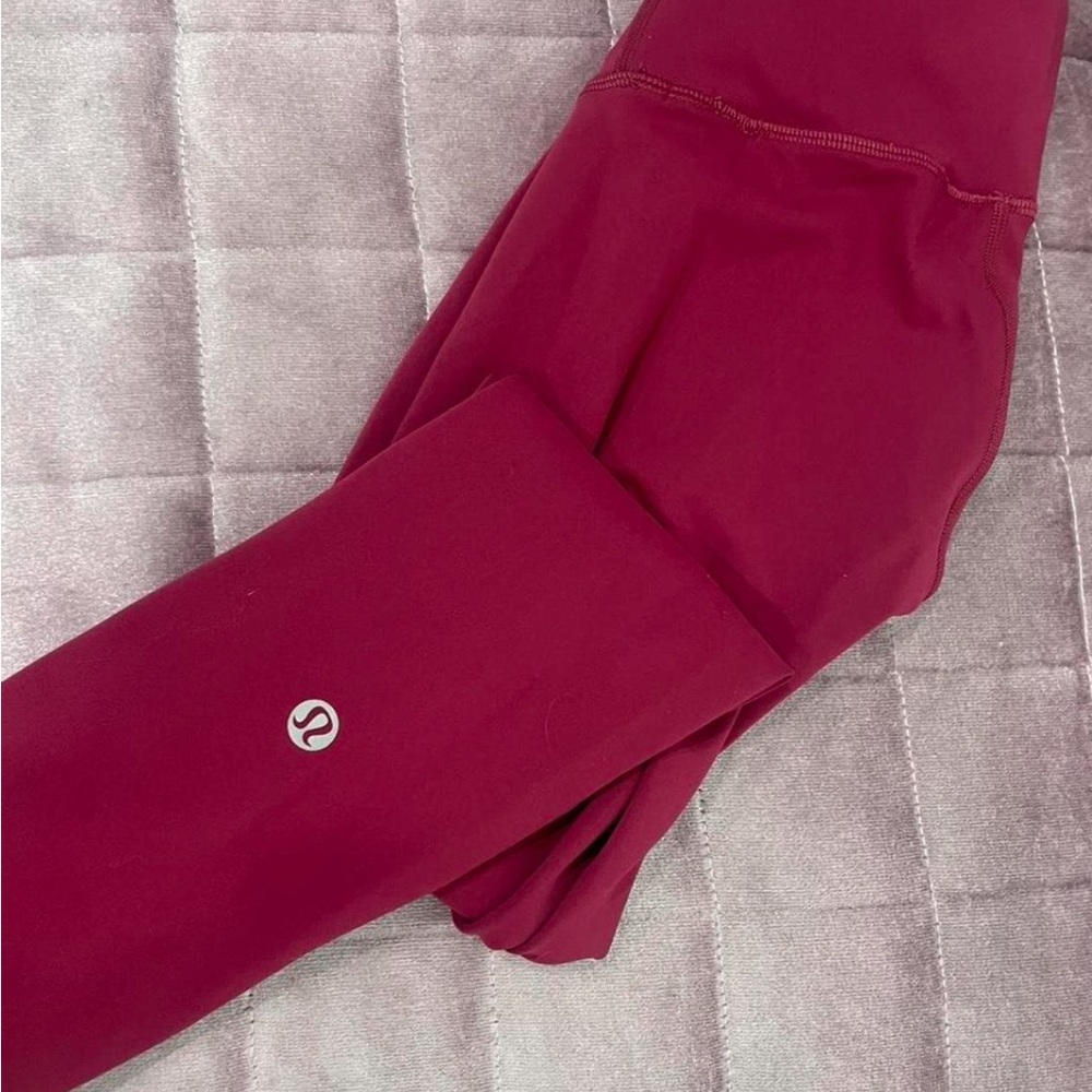 lululemon athletica Women's Burgundy Leggings
